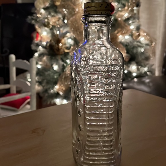 1976 Glass Log Cabin Maple Syrup Bottle Centennial Liberty Bell - Picture 2 of 10